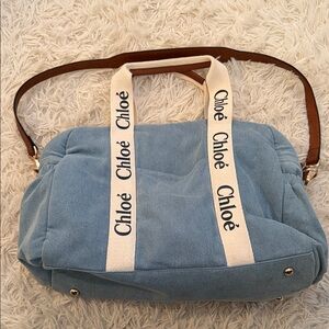 Chloe Denim Diaper Bag